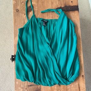 Green blouse